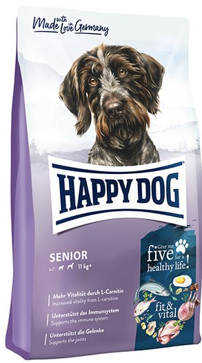 Happy Dog Senior Hundemad anbefalet af dyrelæger og opdrættere